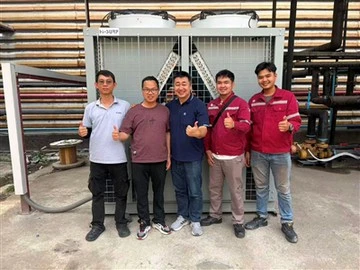 Naghahatid ang Hicon ng Mabilis na After-Sales na Suporta Para sa Commercial Modular Air Cooled Chiller sa Thailand
