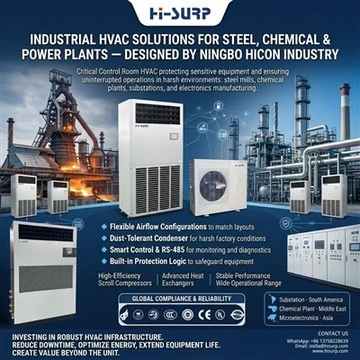 Industrial HVAC Solutions Para sa Steel, Chemical at Power Plants — Dinisenyo Ng Ningbo Hicon Industry